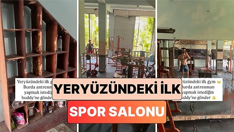 Bir Gezgin Endonezya'da Bulunan Bir Spor Salonunu Paylaştı