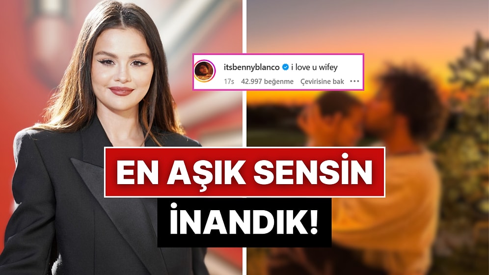 Aşkını Her Fırsatta Cümle Aleme Duyuran Selena Gomez Nişanlısı Benny Blanco'nun Doğum Gününü Kutladı!