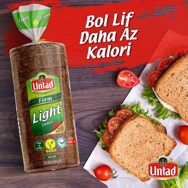 Ticaret Bakanlığı Reklam Kurulu tarafından yapılan incelemelerde, "Untad Form Light Ekmek" ambalajında yer alan bazı ifadeler, mevzuatla uyumsuz olarak değerlendirildi.