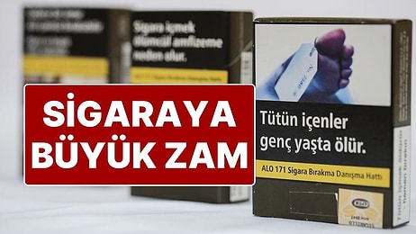 Sigaraya Zam Geldi: Sigara Tiryakilerine Kötü Haber; Yine Zam Geldi!