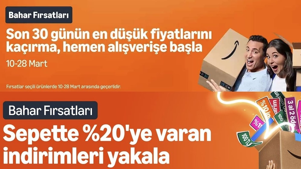 Amazon Bahar Fırsatları Kapsamında Yüzlerce Ürün Arasından En Sevilen İndirimleri Seçtik!