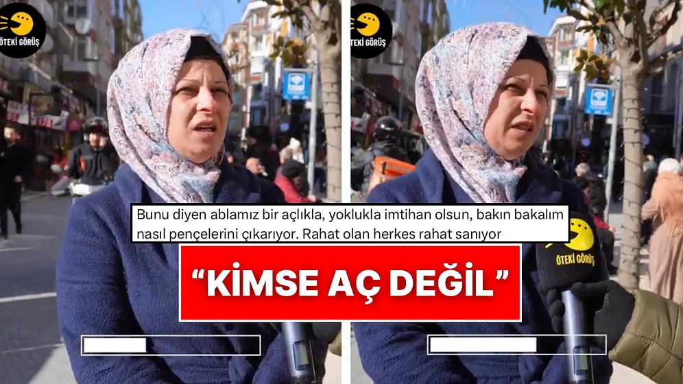 Sokak Röportajında Ülke Durumunun Mükemmel Olduğunu Dile Getiren Vatandaş Tepki Topladı