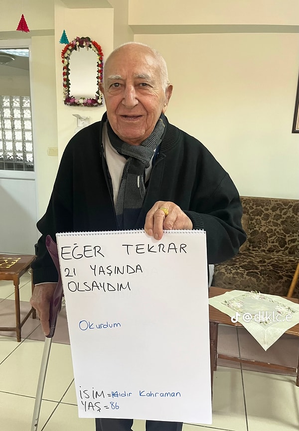 Eğitim alamamış olmak pek çok kişinin içinde kalmış derin bir ukde.