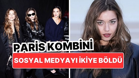 Barbara Palvin ile Yan Yana Poz Veren Afra Saraçoğlu'nun Paris Tarzı Tartışma Yarattı