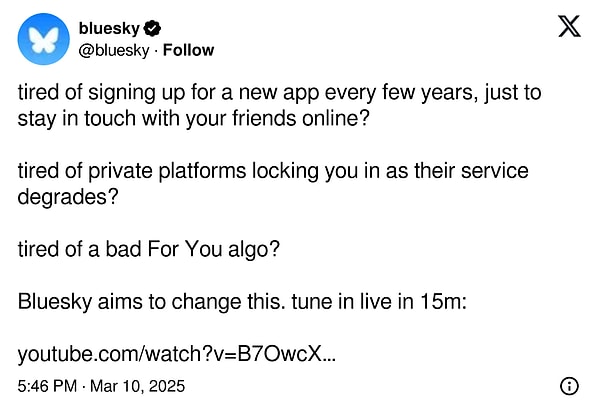 Bluesky, bu konuda oldukça iddialı!