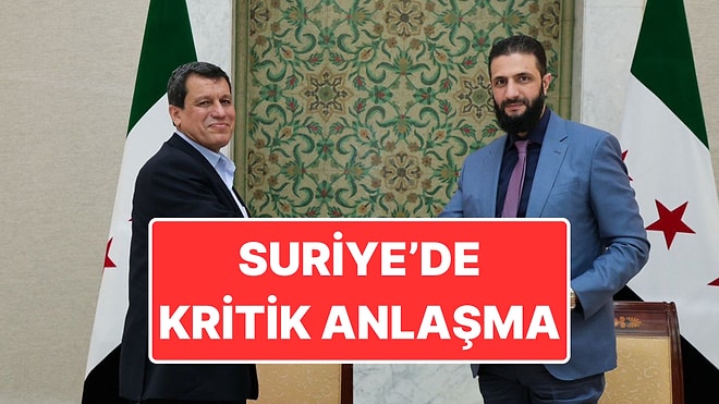 Suriye Cumhurbaşkanlığı Duyurdu: SDG ile Suriye Hükümeti Anlaşma İmzaladı