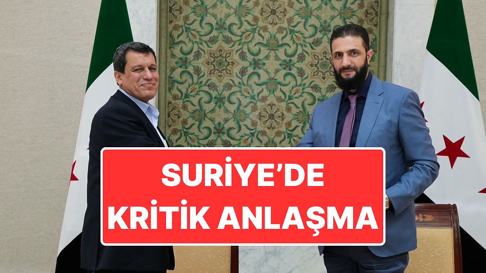 Suriye Cumhurbaşkanlığı Duyurdu: SDG ile Suriye Hükümeti Anlaşma İmzaladı