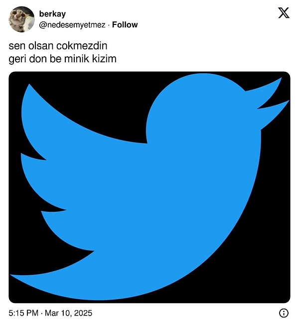 Nerede o eski Twitterlar.