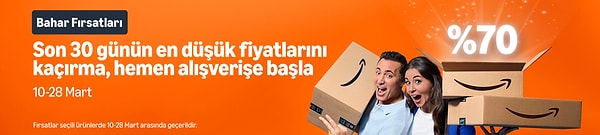 Amazon'da indirimli ürünleri bulabileceğiniz kampanyaları listeledik;