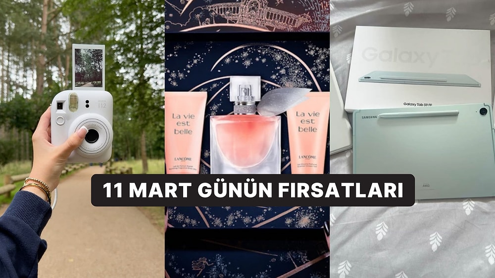 Bugün İndirimde Neler Var? Instax Mini'den Samsung Galaxy Tab S9 FE'ye 11 Mart 2025 Günün Fırsatları