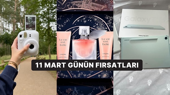 Bugün İndirimde Neler Var? Instax Mini'den Samsung Galaxy Tab S9 FE'ye 11 Mart 2025 Günün Fırsatları