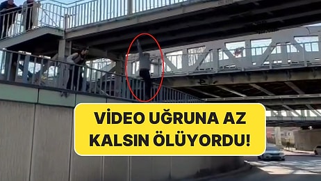 Video Uğruna Başına Gelmeyen Kalmadı: İki Bacağını Kırdı