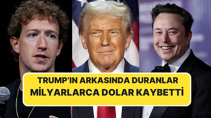 Trump'ın Arkasında Duran Dünyanın En Zenginleri Bir Günde Milyarlarca Dolar Kaybetti