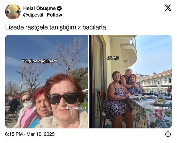 Lise dostlukları başka...