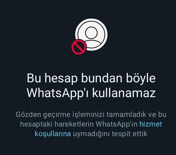 WhatsApp Hesabı Neden Banlanır?