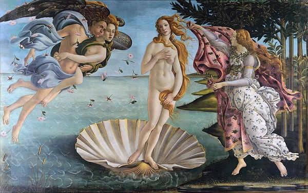 Venüs'ün Doğuşu - Botticelli