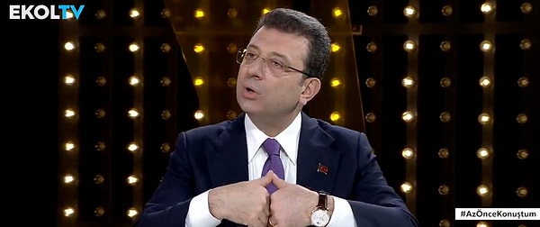 Ekrem İmamoğlu, Mansur Yavaş’ın ayrı şekilde aday olmasına da ihtimal vermediğini söyledi.