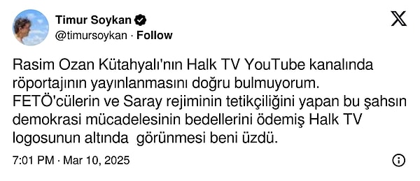 TİMUR SOYKAN: