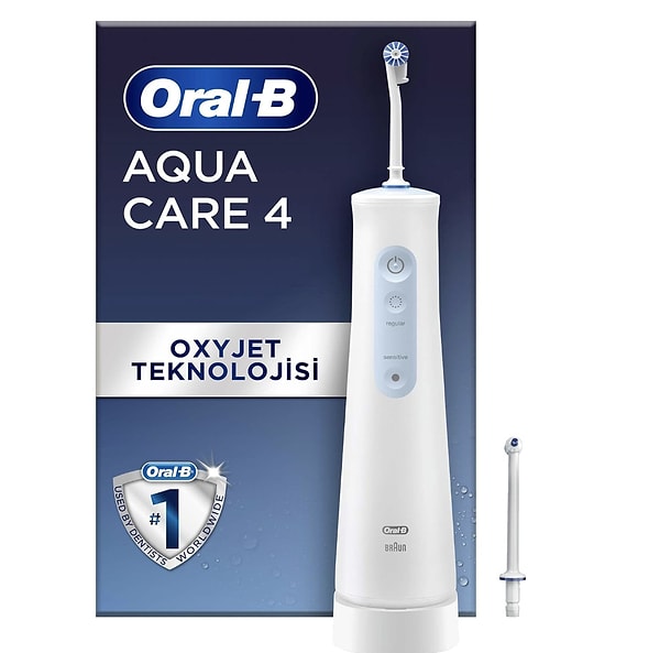 3. Oral-B AquaCare Series 4 Ağız Duşu - Oxyjet Teknolojisine Sahip