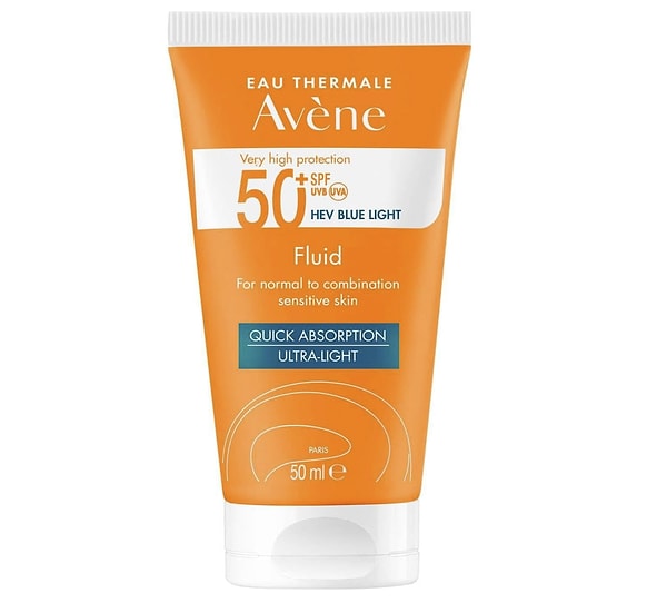 Fluid SPF 50+ Normal Veya Karma Ciltler için Yüksek Korumalı Güneş Kremi