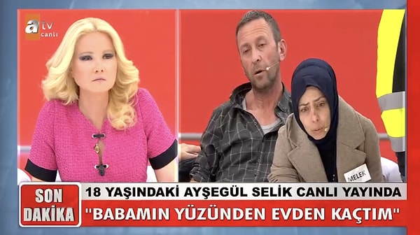 Melek ve Birol Selik'in kızları bugünkü yayınla birlikte bulundu. Anlı, "19 yaşında Özcan diye bir erkek arkadaşı varmış. Sizin kızınız da kaçıp Trabzon'a kaçmış" dedi.