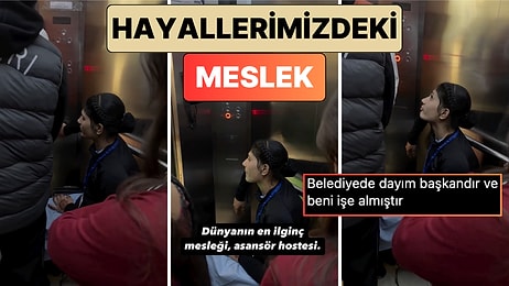 Hindistan'da Mesai Başında Görüntülenen "Asansör Hostesi" Yaptığı İşle Hepimizi İmrendirdi