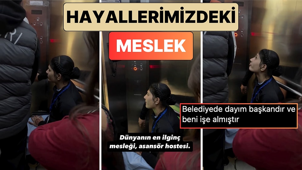 Hindistan'da Mesai Başında Görüntülenen "Asansör Hostesi" Yaptığı İşle Hepimizi İmrendirdi