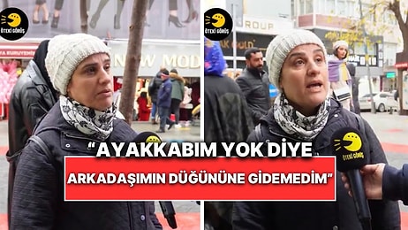 Ülke Ekonomisine İsyan Eden 52 Yaşındaki Kadın: “Kış Günü 50 TL’ye Aldığım Ayakkabıyı Giyiyorum”