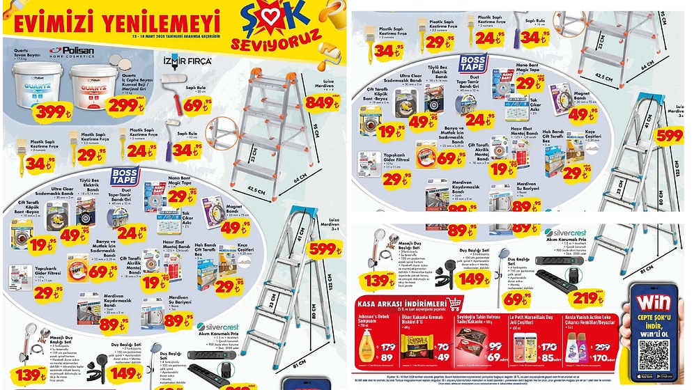 ŞOK'a Masajlı Duş Başlığı Seti Geliyor! 15 Mart 2025 ŞOK Aktüel Ürünler Kataloğu