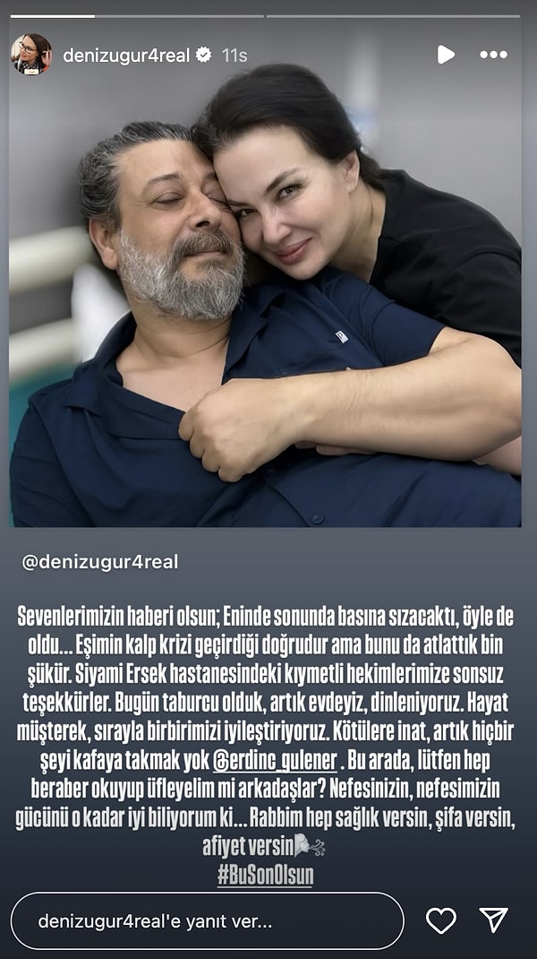 Deniz Uğur’un eşi, kendisi gibi oyuncu olan Erdinç Gülener’den korkutan bir haber geldi. Kalp krizi geçiren Gülener, evinde fenalaşınca acil olarak hastaneye kaldırıldı.