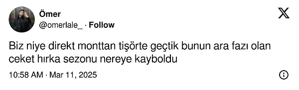 Geçiş meçiş kalmadı.