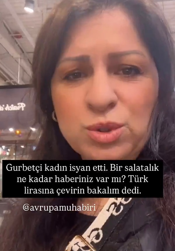 “Bir düşünün bakalım TL’ye çevirince ne kadar yapıyor, bana söyleyin” diyen kadın haklı bulunmadı.