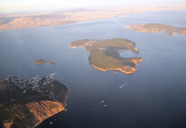 On a summer’s day, the nine Princes' Islands appear to float in the Sea of Marmara, just off the Anatolian coast.