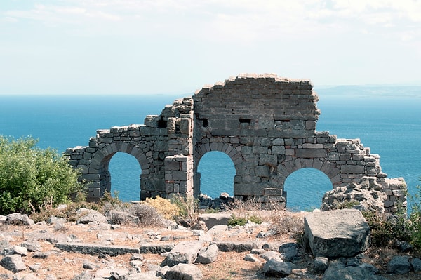 Assos: Ancient ruins overlooking the Aegean