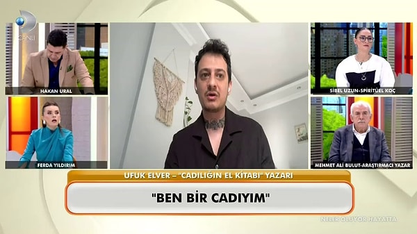 Programda sunucuların sorular yönelttiği bir araştırmacı yazar, bir spiritüel koç bir de 'cadı' olduğunu iddia eden bir yazar yer aldı. Ancak enerji sohbeti sırasında stüdyoda elektrikler gitti.