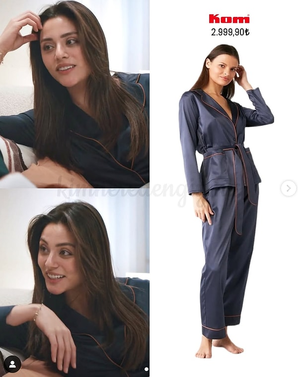 Kom pijama 2.999 tl.