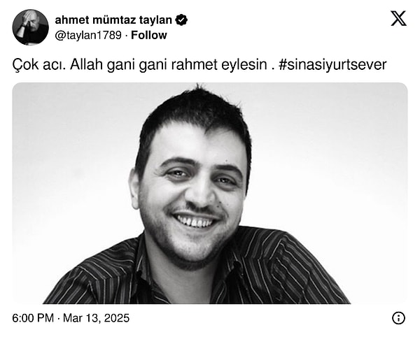 Şinasi Yurtsever'in Vefatı: Sanat Dünyasında Derin Bir Kayip