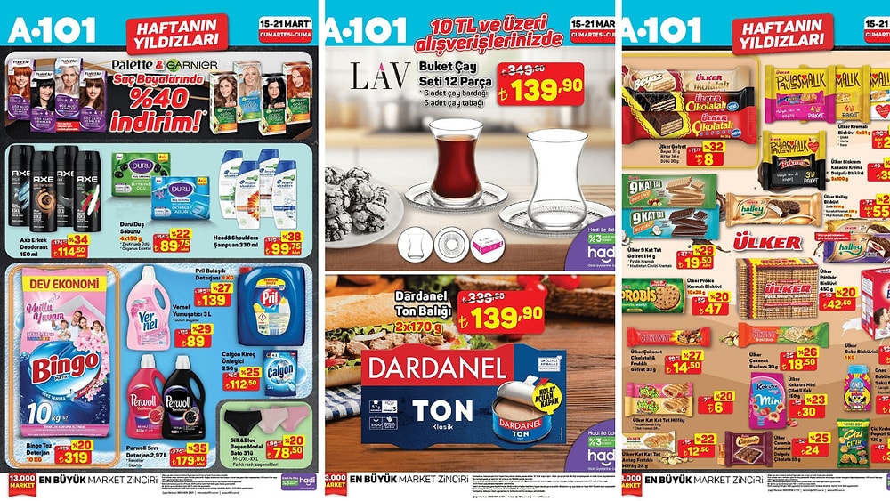 15 Mart - 22 Mart 2025 A101 Haftanın Yıldızları Kataloğu