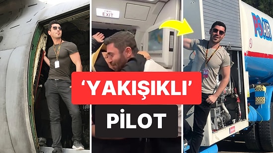 Umreden Dönen Ailesini Uçakta Karşılayan Pilotun Sosyal Medyadaki Pozları Gündem Oldu