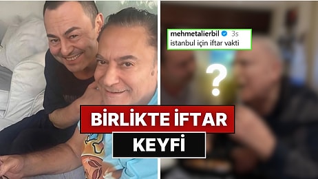 Ev Hapsi Bitti, Ziyaretler Başladı: Mehmet Ali Erbil, Serdar Ortaç ile Birlikte İftar Yaptı!