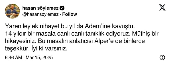 Sahiden, "14 yıldır bir masala canlı canlı tanıklık ediyoruz" 👇