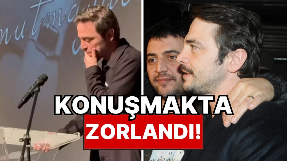 Rol Arkadaşı Şinasi Yurtsever'in Anma Töreninde Konuşma Yapan Ahmet Kural Gözyaşlarına Hakim Olmakta Zorlandı