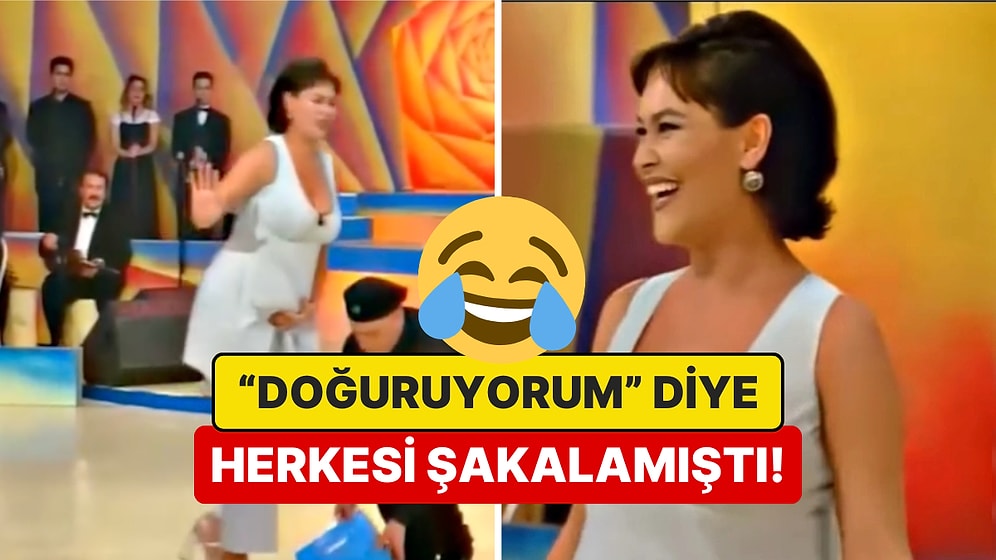 Hülya Avşar'ın Kızı Zehra'ya Hamileyken Programda "Doğuruyorum" Şakası Yaptığı Anlar