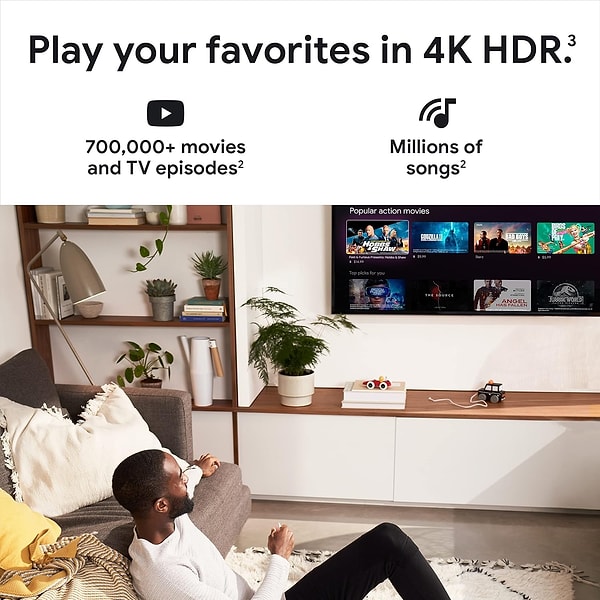 Google TV (4K) Özellikli Chromecast