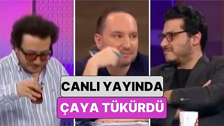 "Aldatıldığımı Tükürükten Anlarım" Prof. Dr. Oytun Erbaş Canlı Yayında Çaya Tükürerek Anlatmaya Çalıştı