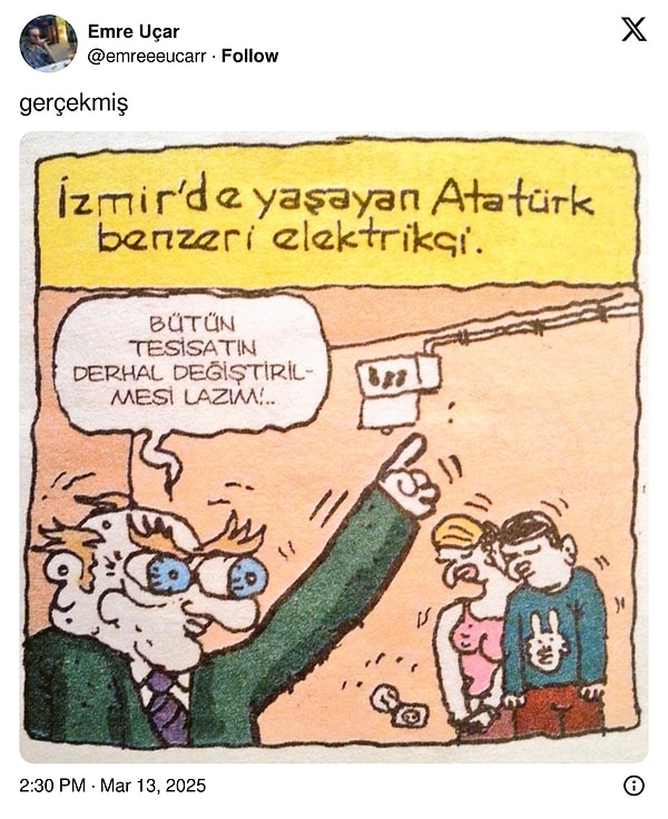 Gerçek oldu.