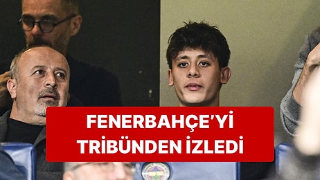 Real Madrid'in Yıldızı Arda Güler, Fenerbahçe - Samsunspor Maçını Tribünden İzledi