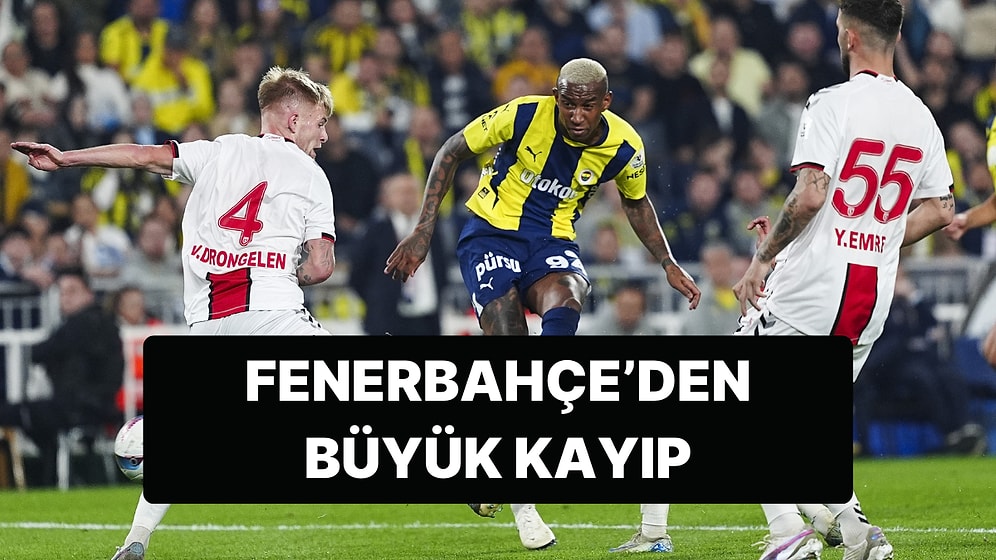 Fenerbahçe, Evinde Samsunspor Engelini Aşamadı