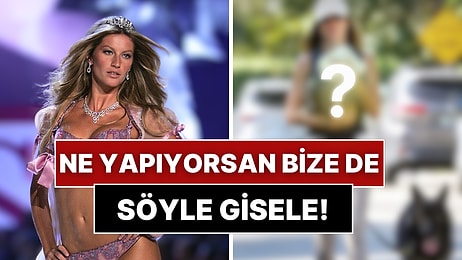 Gisele Bündchen'in Geçen Ay Doğum Yapan Kendisi Değilmişçesine Fit Görünümlü Hali Dikkat Çekti!