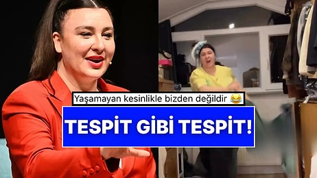 Tespit Gibi Tespit: Yasemin Sakallıoğlu Ev İşi Yaparken Kadınlara Bir Anda Gelen Sinir Halini Parodileştirdi